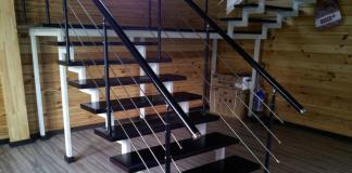 We make a staircase from a profile pipe with our own hands Staircase to the second floor from a profile pipe